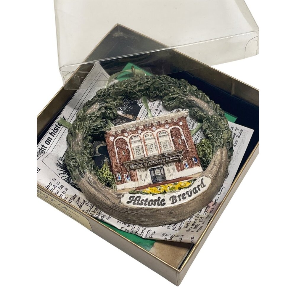 Historic Brevard Cocoa Village Playhouse Ornament 2012‎ Hestia Collectible Decor